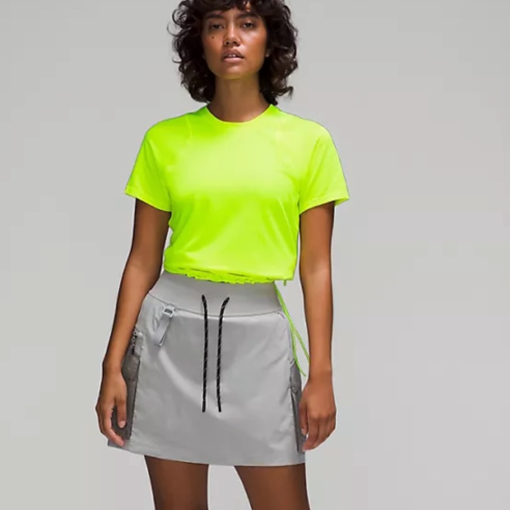 lululemon athletica Neon Yellow Short Sleeve Tee